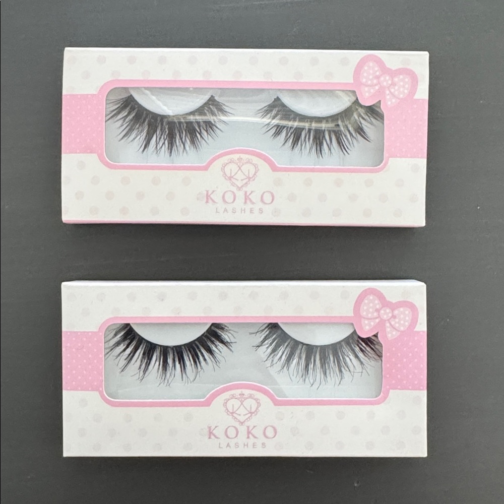 Koko Lashes False Eyelashes 2 Sets Amore & Queen B